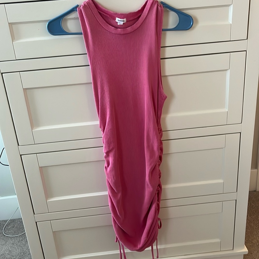 garage pink dress